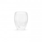 Dubbelwandig borosilicaatglas zonder handvat 370ml kleur doorzichtig