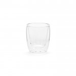Dubbelwandig borosilicaatglas zonder handvat 250ml kleur doorzichtig