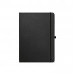 Notitieboek van gerecycled papier met harde kaft A4 kleur zwart Vooraanzicht