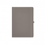Notitieboek van gerecycled papier met harde kaft A4 kleur grijs Vooraanzicht