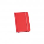 Notitieboek met harde kaft van gerecycled papier A6 kleur rood