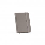 Notitieboek met harde kaft van gerecycled papier A6 kleur grijs