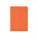 Notitieboekje met kaft van gerecycled karton A6 gelinieerde pagina's kleur oranje Vooraanzicht