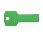 Sleutelvormige 3.0 USB stick met logo groen weergave 2