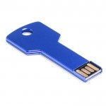 Sleutelvormige 3.0 USB stick met logo paars weergave 2