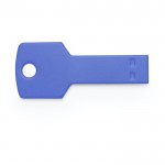 Sleutelvormige 3.0 USB stick met logo paars