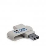 Draaibare USB stick voor merchandising weergave met jouw bedrukking