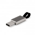 Metalen USB met verlicht logo en lint
