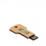 Eco USB-Sleutel laten bedrukken weergave met jouw bedrukking