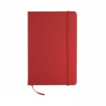 Goedkope notitieboekjes met logo kleur rood