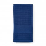 Badhanddoek 70x140cm van gerecycled katoen 500 g/m2 Reliëf kleur marineblauw Tweede weergave
