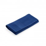 Badhanddoek 70x140cm van gerecycled katoen 500 g/m2 Reliëf kleur marineblauw