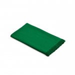Strandhanddoek 80x180cm van gerecycled katoen met franjes 250 g/m2 kleur groen