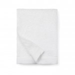 Handdoek van katoen en tencel, 70 x 140 cm kleur wit