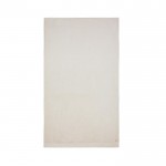 Bedrukte handdoek van katoen en tencel, 90 x 150 cm kleur beige tweede weergave