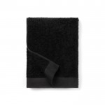 Handdoek van katoen en tencel, 70 x 140 cm kleur zwart