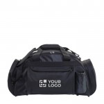 Sporttas van 600D polyester met hoofdtelefoonuitgang met jouw bedrukking