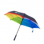 Omvouwbare paraplu weergave met jouw bedrukking