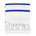 Pareo en handdoek in één kleur blauw derde weergave