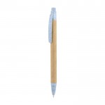 Duurzame pennen met logo kleur blauw