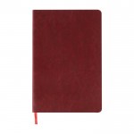 Bedrukte notitieboekjes met slappe kaft kleur rood