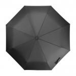 paraplu Opvouwbaar gemaakt van gerecycled plastic kleur zwart derde weergave