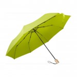 paraplu Opvouwbaar gemaakt van gerecycled plastic kleur groen eerste weergave