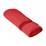 Handdoek met elastiek om te vouwen kleur rood eerste weergave