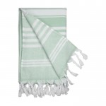 Handdoek pareo in katoen 220 g/m2 kleur groen eerste weergave