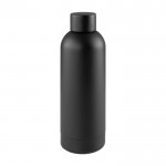Onberispelijk ontworpen stalen fles kleur zwart eerste weergave