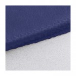 Polyester deken met bijpassend borduursel ca. 150g/m2 kleur blauw tweede weergave