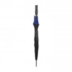 Zwarte pongeeparaplu met gekleurde details Ø105 kleur blauw tweede weergave