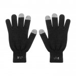 RPET-handschoenen met neus geschikt voor touchscreen kleur zwart eerste weergave