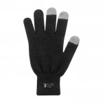 RPET-handschoenen met neus geschikt voor touchscreen kleur zwart tweede weergave