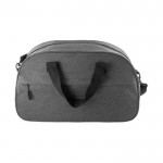RPET sporttas met dubbel handvat en buitenrits kleur grijs eerste weergave