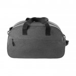 RPET sporttas met dubbel handvat en buitenrits kleur grijs tweede weergave