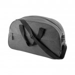RPET sporttas met dubbel handvat en buitenrits kleur grijs vierde weergave