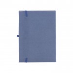 Harde kaft notitieboekjes gemaakt van organische materialen A5 kleur blauw tweede weergave
