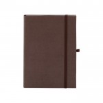 Harde kaft notitieboekjes gemaakt van organische materialen A5 kleur bruin eerste weergave