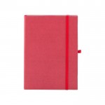 Harde kaft notitieboekjes gemaakt van organische materialen A5 kleur rood eerste weergave