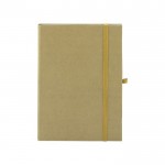 Harde kaft notitieboekjes gemaakt van organische materialen A5 kleur groen eerste weergave