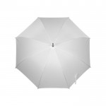 Grote pongee 190T paraplu met automatische opening Ø132 kleur wit eerste weergave