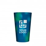 BPA-vrije herbruikbare bekers met logo weergave met jouw bedrukking