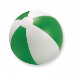 Reclame strandbal voor bedrijven kleur groen