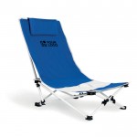 Promotie strandstoel met je logo weergave met jouw bedrukking