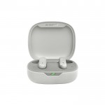 Bluetooth in-ear oordopjes in doosje met logo kleur wit