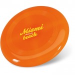 Frisbee met je eigen logo kleur oranje bedrukt
