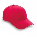 Caps voor bedrijfsmerchandising kleur rood