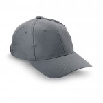 Caps voor bedrijfsmerchandising kleur grijs