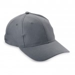 Caps voor bedrijfsmerchandising kleur grijs derde weergave